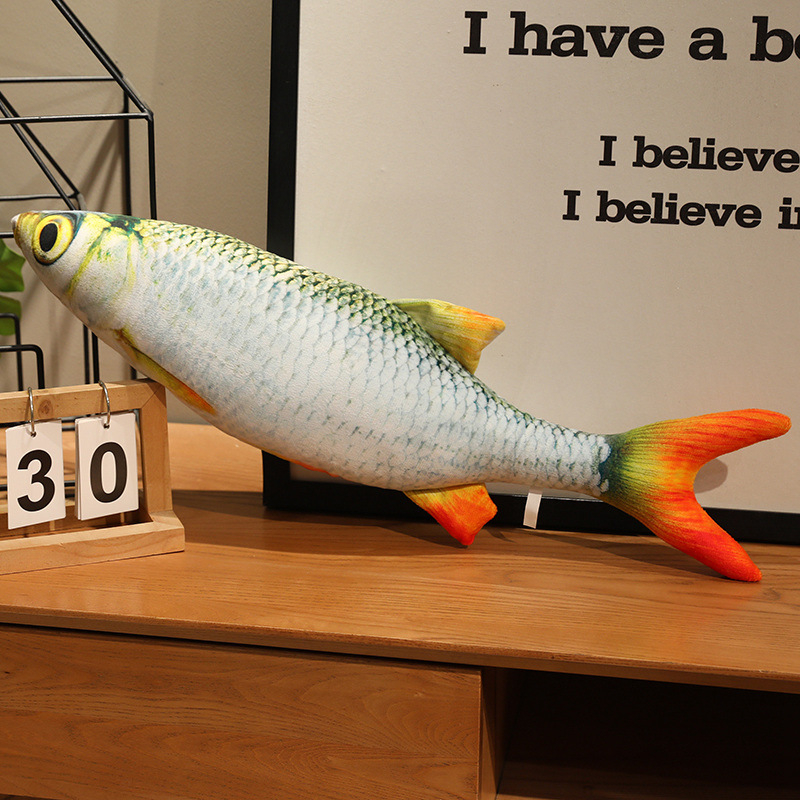 Simuleeritud kalanukk must kalanukk heeringas kollane kotkas-karpkala kingitus plush mänguasi lemmikloom äikese draakon kala treenimiskala rekvisiidid