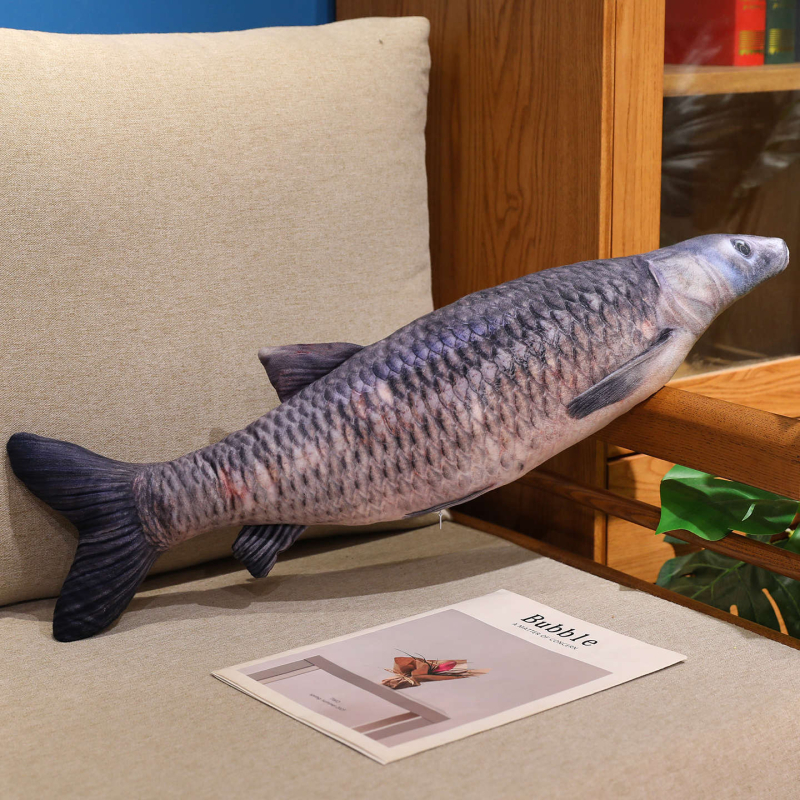 Simuleeritud kalanukk must kalanukk heeringas kollane kotkas-karpkala kingitus plush mänguasi lemmikloom äikese draakon kala treenimiskala rekvisiidid