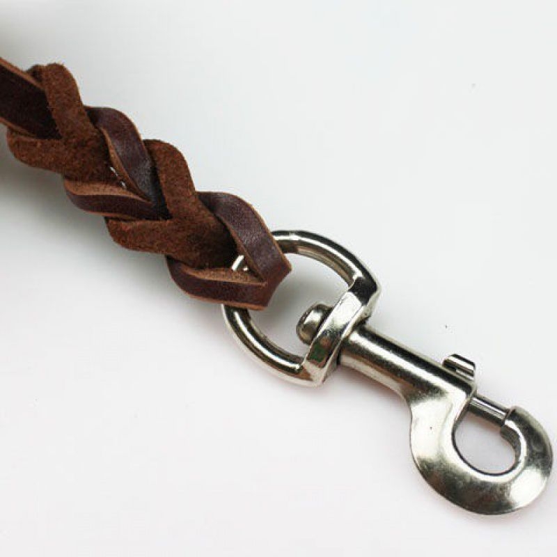 Pas za hodanje, univerzalni pas za konje, njemački ovčar, zlatni retriver, noseći sloj od mekane kravlje kože, vučno uže za pse, čelična kuka, bakrena kuka