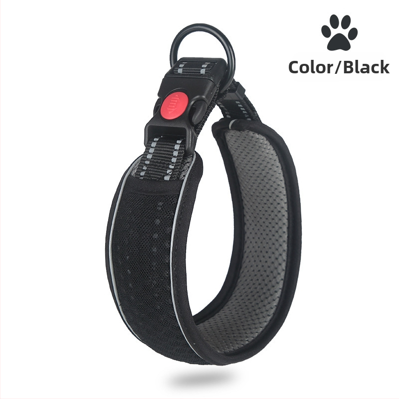 Ogrlica za vuču za kućne ljubimce od saćaste mreže, prozračna, za šetanje pasa, podesiva, 3M reflektirajuća, uže za ogrlicu, proizvođač izvora