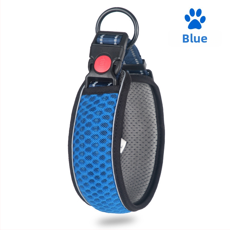 Ogrlica za vuču za kućne ljubimce od saćaste mreže, prozračna, za šetanje pasa, podesiva, 3M reflektirajuća, uže za ogrlicu, proizvođač izvora