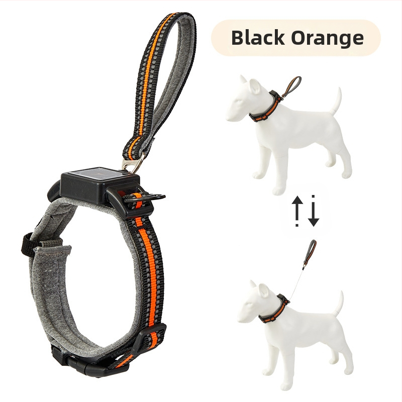 Integrirana ogrlica za pse s ugrađenom uvlačivom uzicom, vanjska ogrlica za kućne ljubimce s automatskim uvlačivim uzicom