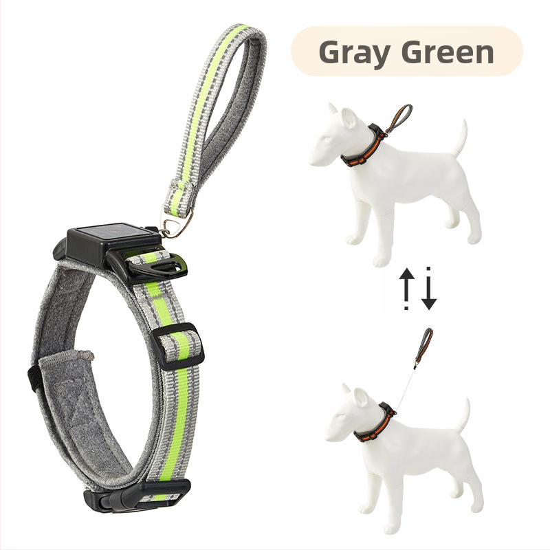 Integrirana ogrlica za pse s ugrađenom uvlačivom uzicom, vanjska ogrlica za kućne ljubimce s automatskim uvlačivim uzicom