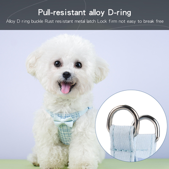 Γιλέκο με λουρί σκύλου Χαριτωμένο φιόγκο Μικρό σκυλί Γάτα Πικρή αρκούδα Λουρί σκύλου Λουρί σκύλου