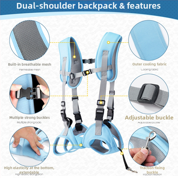 Σακίδιο πλάτης για σκύλους με ρυθμιζόμενο μήκος δεύτερης γενιάς για διασυνοριακά κατοικίδια, καλοκαιρινή, αναπνεύσιμη τσάντα γάτας σε απόθεμα