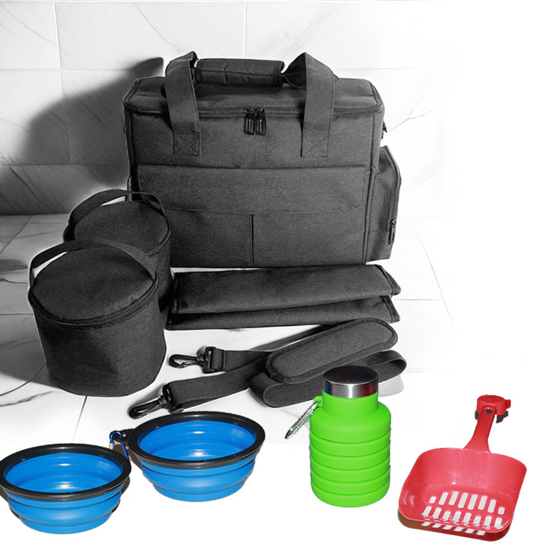 Трансгранична горещо продавана преносима чанта за котешки закуски, чанта за съхранение на храна за кучета на открито, чанта за съхранение на играчки за храна, преносима чанта за домашни любимци