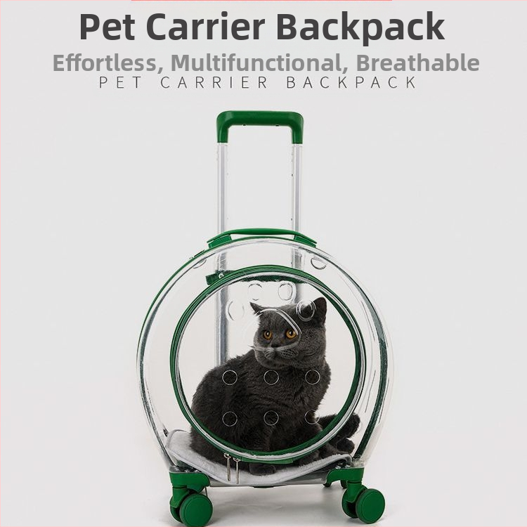 Акрилна прозрачна кутия за домашни любимци, нова водоустойчива преносима космическа капсула за котки и кучета, калъф за количка за домашни любимци, прозрачна чанта за котки
