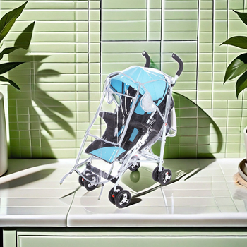 Nüüd beebikäru tuulekindel kate, jalutuskäru vihmavari jalutuskäru universaalne vihmakate, tuule- ja tolmukindel EVA materjal, läbipaistev ja hingav