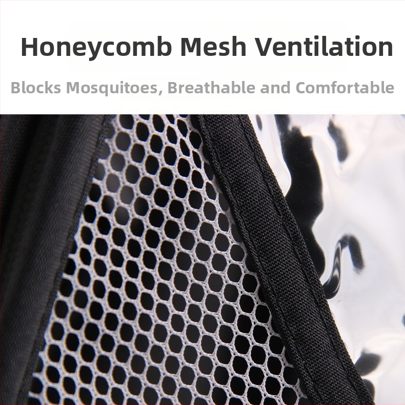 Ветроустойчив калъф за бебешка количка Now, универсален дъждобран за количка-чадър, ветроустойчив и прахоустойчив материал EVA, прозрачен и дишащ