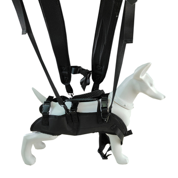 Ruksak za pse, višenamjenska torba za nošenje u zraku s dvostrukim remenom za kućne ljubimce, prijenosna četveronožna torba za nošenje