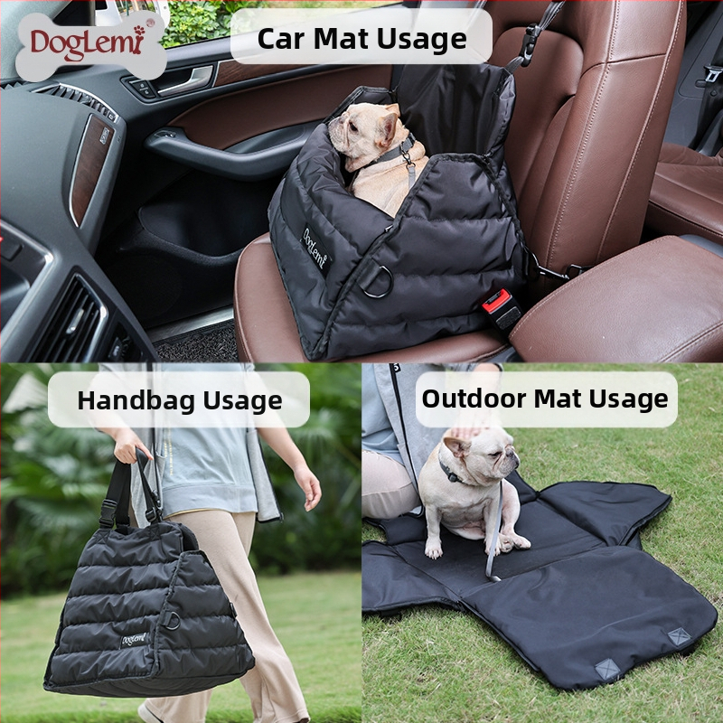 Amazon Pet Car Bag Car Pad do auta do auta, predné a zadné sedadlo pre psov, multifunkčná taška proti striekajúcej vode na jeseň a zimu