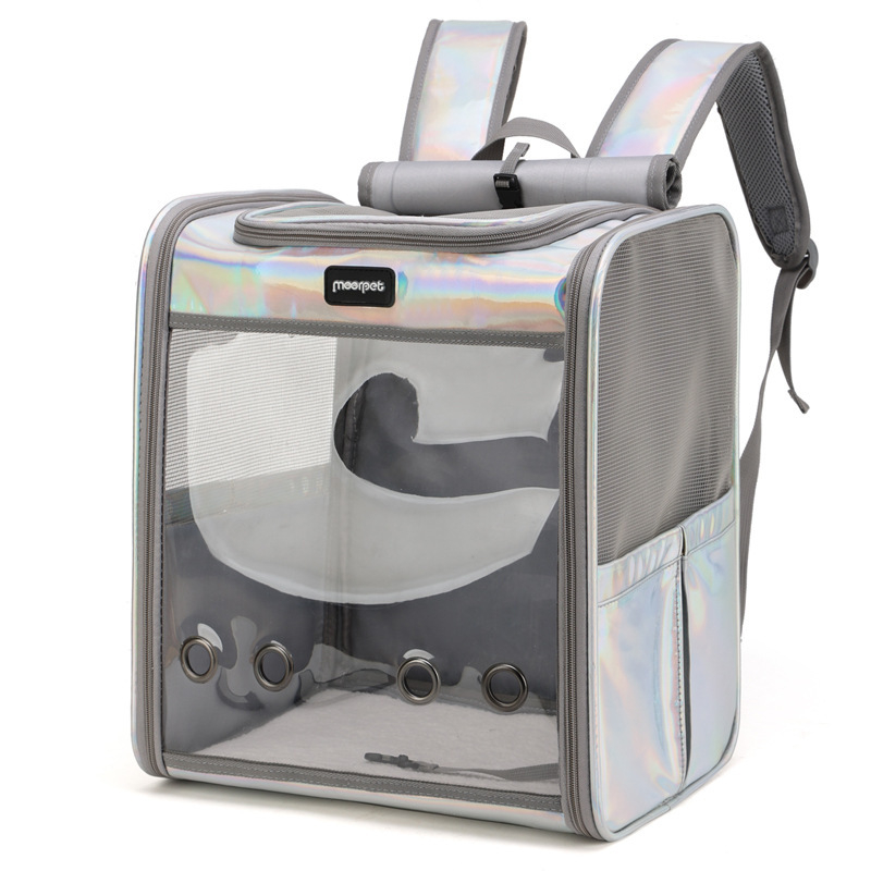 Чанта за котки и домашни любимци, преносима раница, преносима дишаща, голяма, за котки и кучета, чанта за домашни любимци