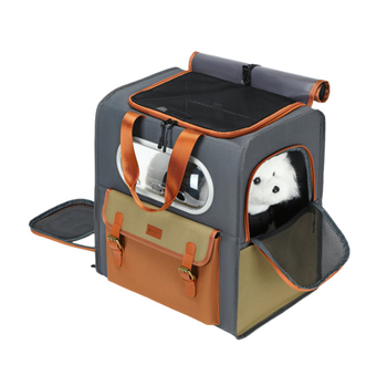 Νέα τσάντα για γάτες, φορητή τσάντα για κατοικίδια, διαφανής θήκη για γάτες και σκύλους, μεγάλης χωρητικότητας, με τράβηγμα από σύρμα