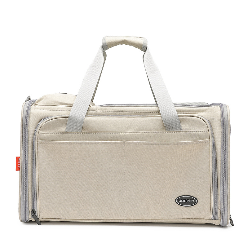 Tvornička dvostrana torba za nošenje kućnih ljubimaca, izravno s dvostrukim proširenjem, za van, prijenosna torba za mačke u automobilu velikog kapaciteta, za dvije mačke