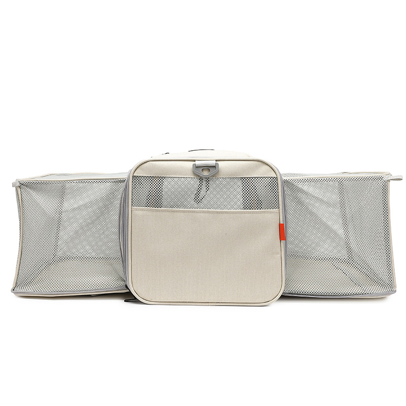 Tvornička dvostrana torba za nošenje kućnih ljubimaca, izravno s dvostrukim proširenjem, za van, prijenosna torba za mačke u automobilu velikog kapaciteta, za dvije mačke