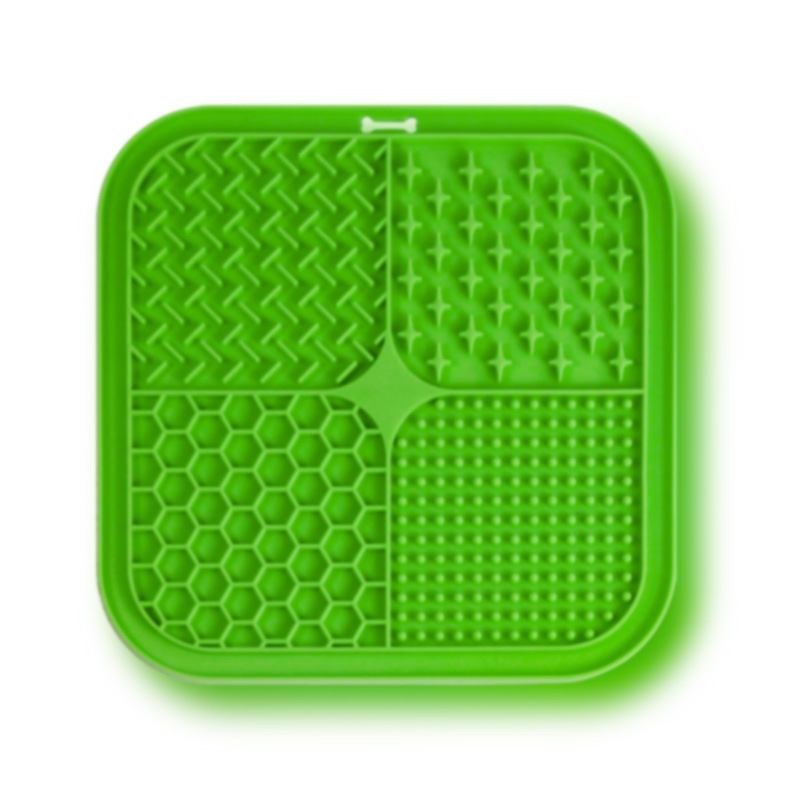 Силиконова подложка за облизване на домашни любимци от трансграничен тип, прибори за хранене на домашни любимци, подложка за облизване на кучета с вендуза, подложка за облизване за бавно хранене, чиния за бавно хранене против задавяне