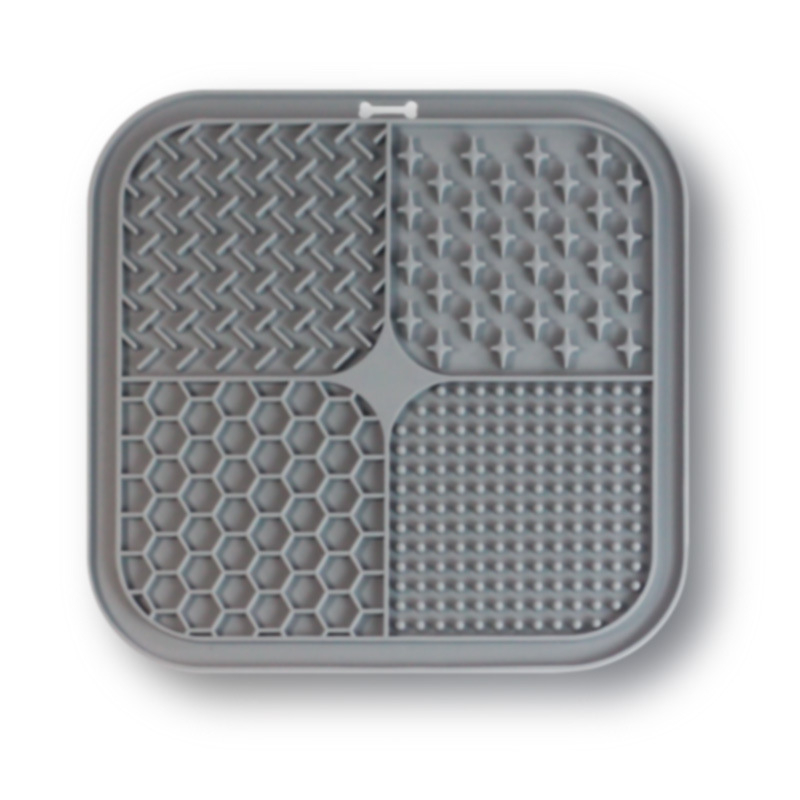 Силиконова подложка за облизване на домашни любимци от трансграничен тип, прибори за хранене на домашни любимци, подложка за облизване на кучета с вендуза, подложка за облизване за бавно хранене, чиния за бавно хранене против задавяне