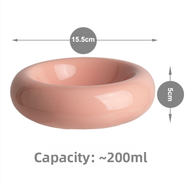 Keraamiline kassikauss, lemmikloomade kauss, kassikauss, sõõrikusöötja, hambaalune kassikauss, kassitoidukauss, löögikindel veekauss, suupistekauss