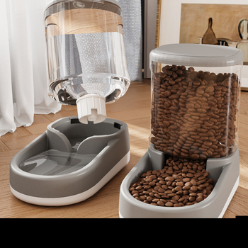 Αυτόματη μηχανή σίτισης και ποτίσματος μεγάλης χωρητικότητας, πλαστική αυτόματη βρύση σίτισης και πόσης για γάτες