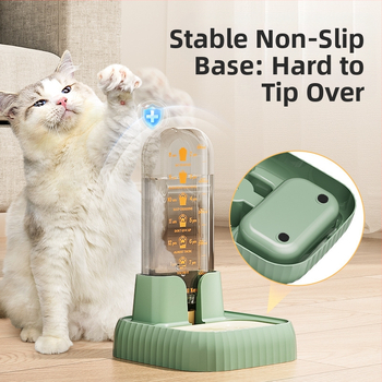 Всесезонен вътрешен сифон за домашни любимци, филтрация за циркулация на котки без мокра уста, голям капацитет, машина за вода за плюшено куче, прибори за хранене