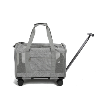 Τσάντα μεταφοράς κατοικίδιων για γάτες, μεγάλης χωρητικότητας, διαφανής, κατάλληλη για όλες τις εποχές, ανθεκτική στα δαγκώματα, ανθεκτική τσάντα μεταφοράς κατοικίδιων για γάτες