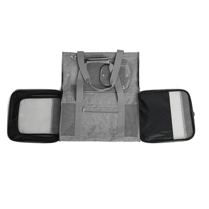 Чанта за носене на котки, голям капацитет, прозрачна, подходяща за всички сезони, устойчива на ухапване, издръжлива чанта за носене на котки