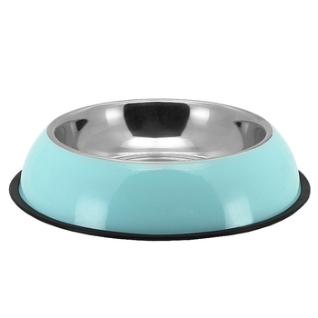 Νέο μπολ για γάτες από ανοξείδωτο ατσάλι, ανθεκτικό στις πτώσεις, μπολ για σκύλους που δεν πέφτει εύκολα, προμήθειες για κατοικίδια