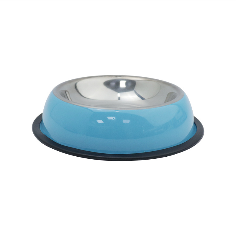 Νέο μπολ για γάτες από ανοξείδωτο ατσάλι, ανθεκτικό στις πτώσεις, μπολ για σκύλους που δεν πέφτει εύκολα, προμήθειες για κατοικίδια