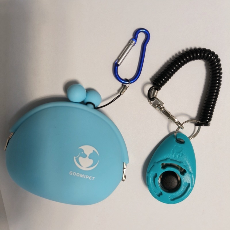 Чанта за обучение на кучета, чанта за закуски, силиконова чанта за монети, чанта за съединител, многофункционална чанта, чанта за съхранение, кликър за обучение на домашни любимци