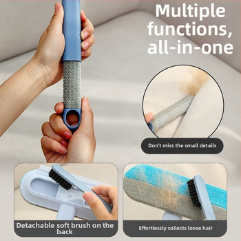 Kodumajapidamises kasutatava lemmiklooma multifunktsionaalne kombineeritud karvaeemaldushari pika vardaga kahepoolne diivanivaiba kraapimispuhastus artefakti elektrostaatiline luud