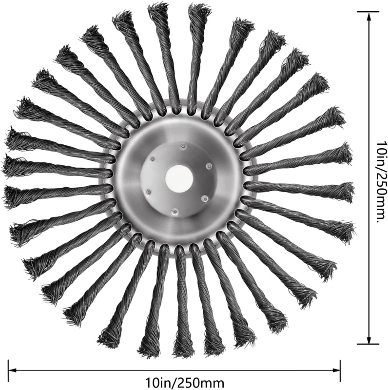 Vejapjovės vejapjovės galvutė, vielos dubenėlio tipo plieninė viela, rūdžių šalinimas, žolės galvutė, ravėjimo galvutė, vejapjovės krūmapjovės priedai