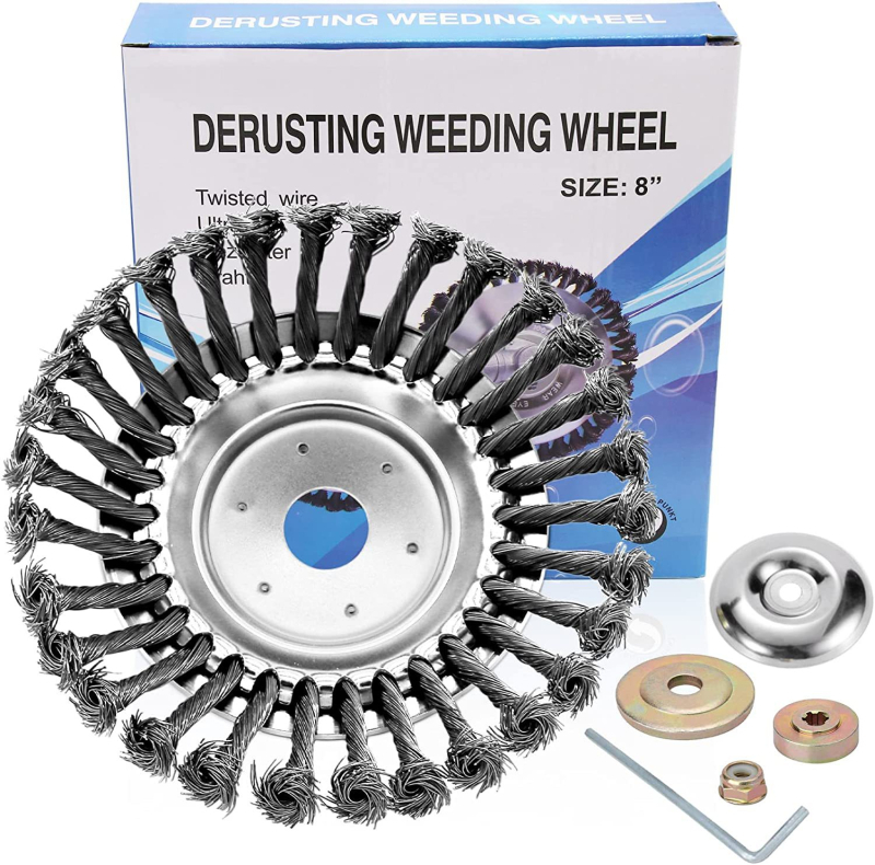 Vejapjovės vejapjovės galvutė, vielos dubenėlio tipo plieninė viela, rūdžių šalinimas, žolės galvutė, ravėjimo galvutė, vejapjovės krūmapjovės priedai