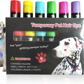 Mājdzīvnieku matu krāsošanas nūjiņa, īpašs krītiņš, nebojā matus, krāsains matu krāsošanas krēms, suņu matu krāsošanas marķieris, matu krāsošanas maģiskais rīks pārrobežu lietošanai