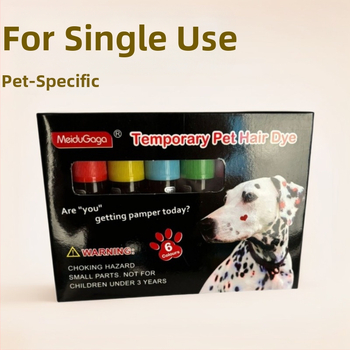 Mājdzīvnieku matu krāsošanas nūjiņa, īpašs krītiņš, nebojā matus, krāsains matu krāsošanas krēms, suņu matu krāsošanas marķieris, matu krāsošanas maģiskais rīks pārrobežu lietošanai