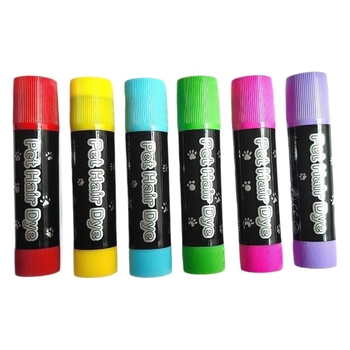 Mājdzīvnieku matu krāsošanas nūjiņa, īpašs krītiņš, nebojā matus, krāsains matu krāsošanas krēms, suņu matu krāsošanas marķieris, matu krāsošanas maģiskais rīks pārrobežu lietošanai