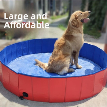 Сгъваема вана за кучета, голяма вана за голдън ретривър, специална вана за кучета, вана за котки, басейн за домашни любимци