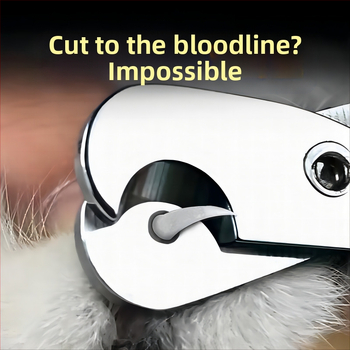 Нокторезачка за котки на едро, малка, слепа, специална нокторезачка за котки за домашни любимци, нокторезачка за начинаещи с кръгла дупка