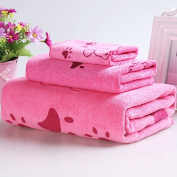 Tehase sirgete juustega mikrokiust polüesterbrokaadist trükitud kolmeosaline imav pehme suur vannirätik rannarätiku kingitus hulgimüük