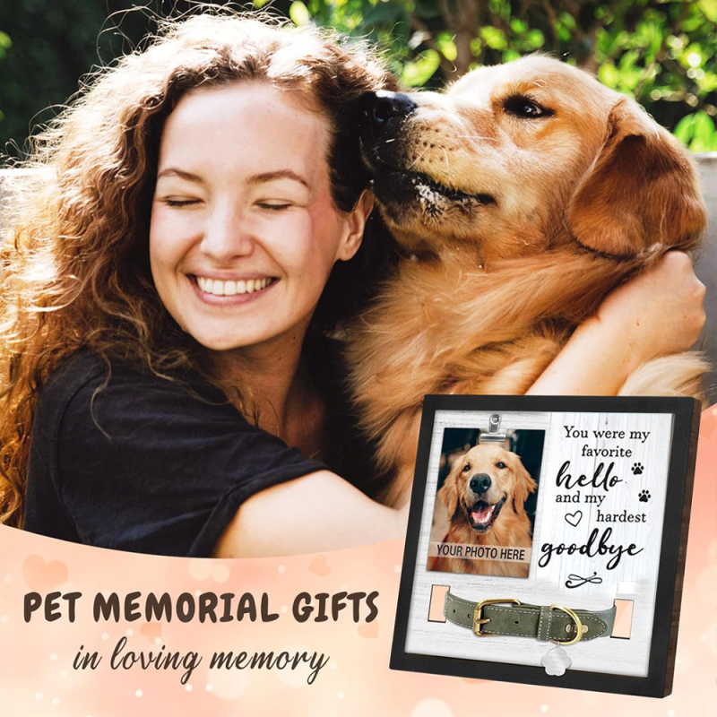 Рамка за снимки от Amazon за изгубен домашен любимец, подарък за котки и кучета, рамка за снимки от домашен любимец без нашийник