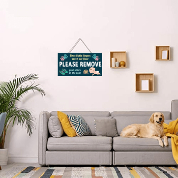 Трансгранична креативна дървена занаятчийска чиния за врата с правоъгълно лого, креативна декоративна чиния за домашен висулка