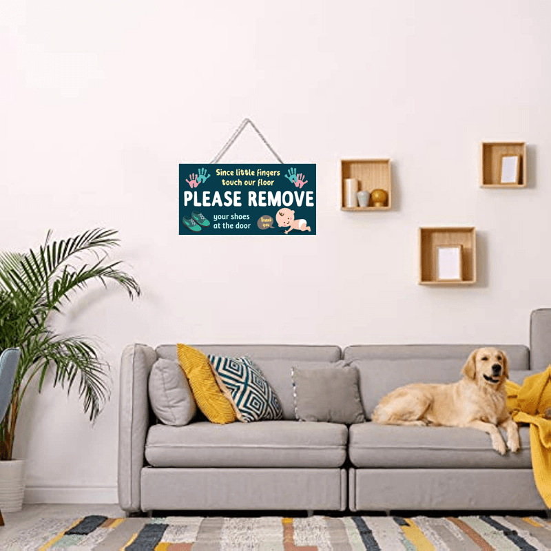 Трансгранична креативна дървена занаятчийска чиния за врата с правоъгълно лого, креативна декоративна чиния за домашен висулка