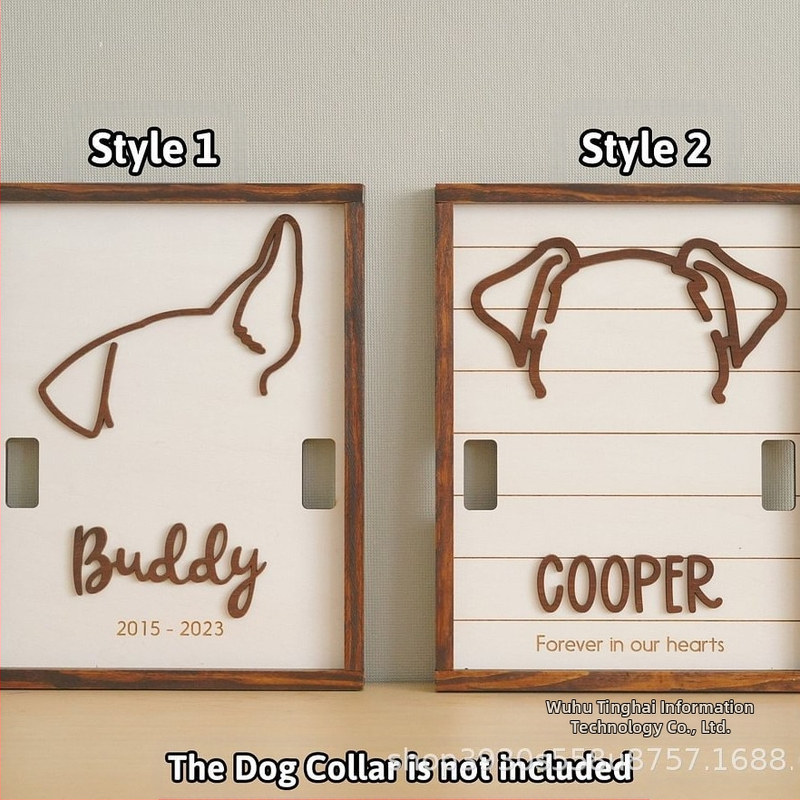 Трансгранични експлозии, минимална поръчка, дървени занаяти, кука за ремонт на домашни любимци, орнаменти за нашийници за кученца, продажба в Европа и Съединените щати в чужбина