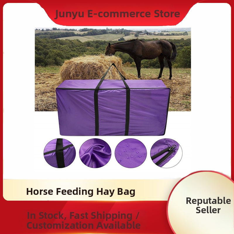 Heinakuivatatud õlgkoti hoiukott hobuse söötmiskott umbrohi heinakott käekott loomade söötmiskott