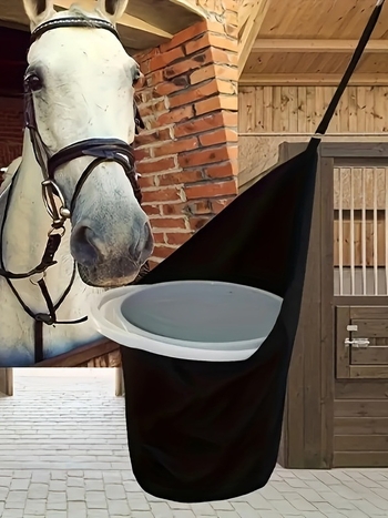 Νάιλον τσάντα κρεμαστής τροφοδότη τροφών αλόγων με βαρέλι ρυμουλκούμενου περίπου 5 γαλόνια τσάντας κρεμαστής αποθήκευσης κάδων ρυμουλκούμενου αλόγων