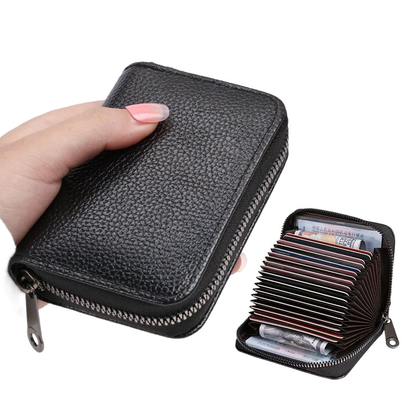 Kortelių dėklas vyrams, apsaugantis nuo vagysčių, aukštos kokybės kortelių dėklas, didelės talpos, apsaugantis nuo magnetizavimo, itin plonas kortelių dėklas, mažas moteriškas kortelių dėklas