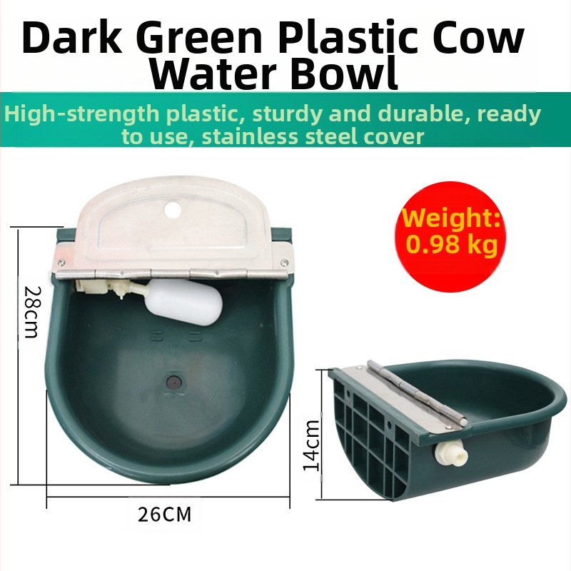 Bol cu apă pentru vaci, pentru reproducere veterinară, mare, din oțel inoxidabil, 80 cm, pachet de țevi de apă, cu bilă plutitoare, bol îngroșat, apă pentru vaci și cai