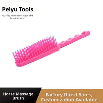 Инструменти за сресване на конска коса на едро, гребен за опашка за коне, гребен за грива, конски принадлежности, комплект за коне, пластмасов масажен гребен за коне