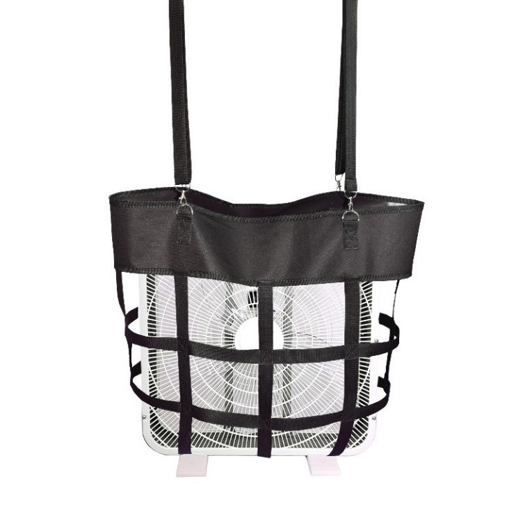 Talliventilaatori tugikott Reguleeritav hobuseventilaatori kott Rippuv hobuseventilaator Mugav elektriline ventilaatoriga rippuv riputuskott