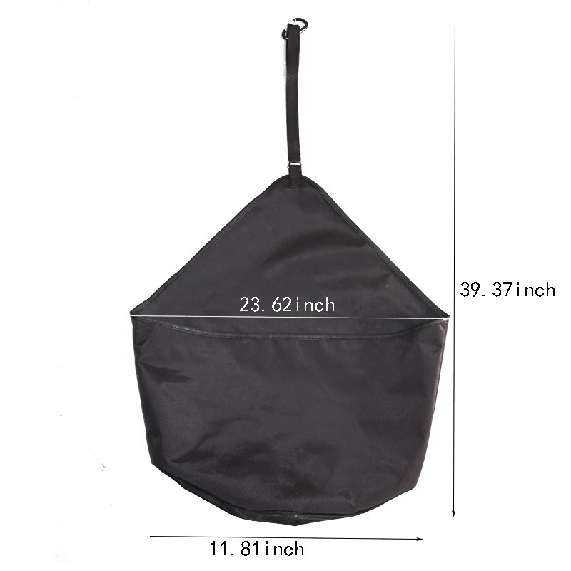 Ūkio arklių pašarų pakabinamas krepšys arklių priekabai pakabinamos statinės laikymo krepšys, tinkantis 5 galonų kibirui pakabinamos statinės priedams, kryžminis