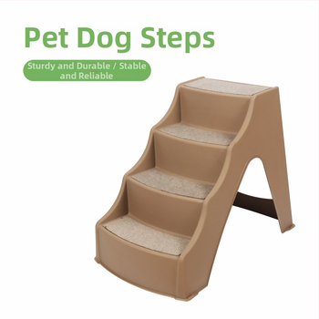 Διασυνοριακές σκάλες για κατοικίδια, σκάλα αναρρίχησης για σκύλους, πλαστικά σκαλοπάτια, κρεβάτι, αντιολισθητική σκάλα για σκύλους, γάτα, σκύλος, αυτοκίνητο, πτυσσόμενη σκάλα αναρρίχησης